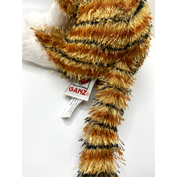Ganz Webkinz HM042 Striped Alley Cat Tabby Stuffed Plush 8" - No Code/Tag EUC - Picture 2 of 7